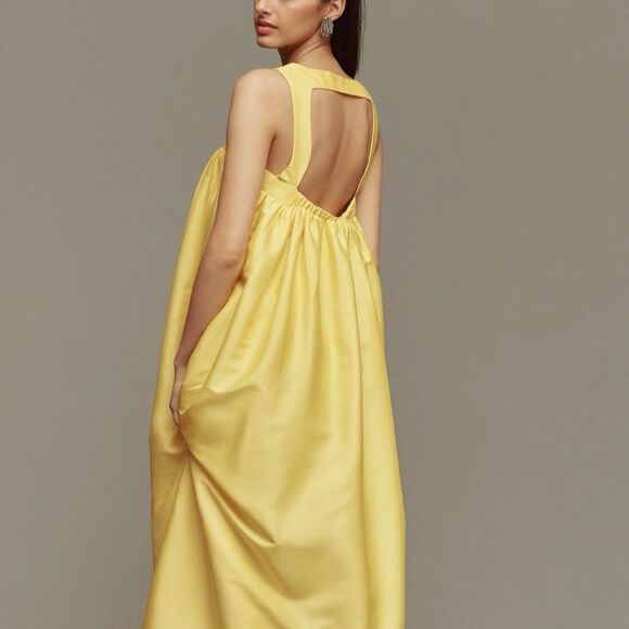 Anthropologie | Pinnacle by Shruti Sancheti Square Neck Babydoll Maxi Dress - Picture 5 of 9